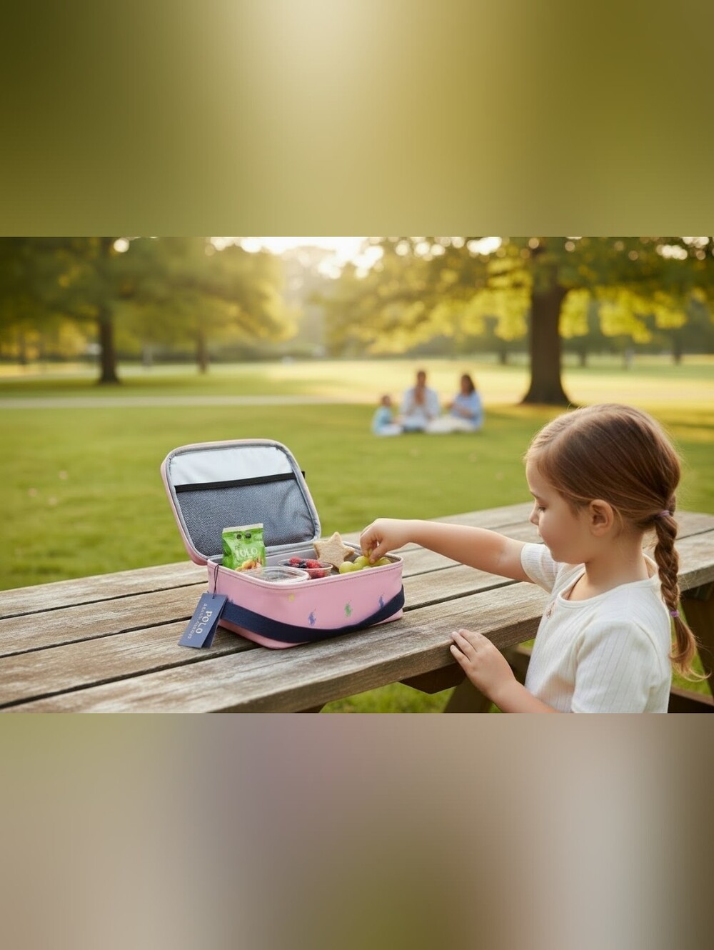 Polo by Ralph Lauren Kids Pink Bag with Pony Print